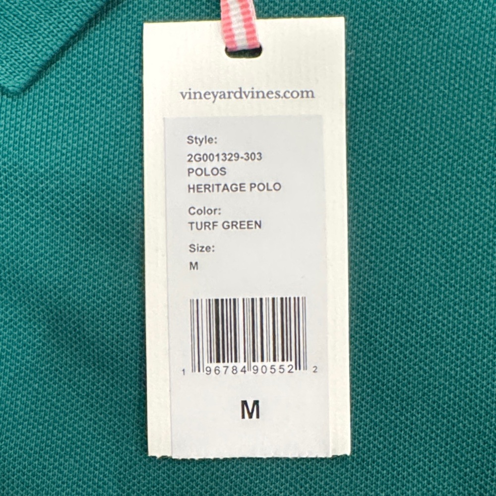 Vineyard Vines Heritage Polo in Turf Green
